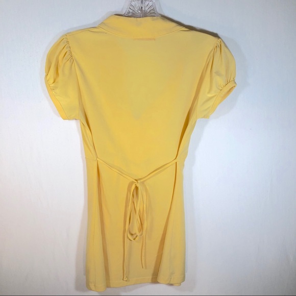 Halo Yellow Blouse Size Small Heart & Soul - Picture 7 of 7